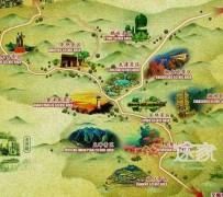 岑溪景点地图(长沙景点地图)