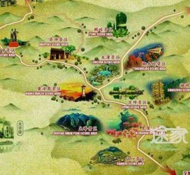 岑溪景点地图(长沙景点地图)